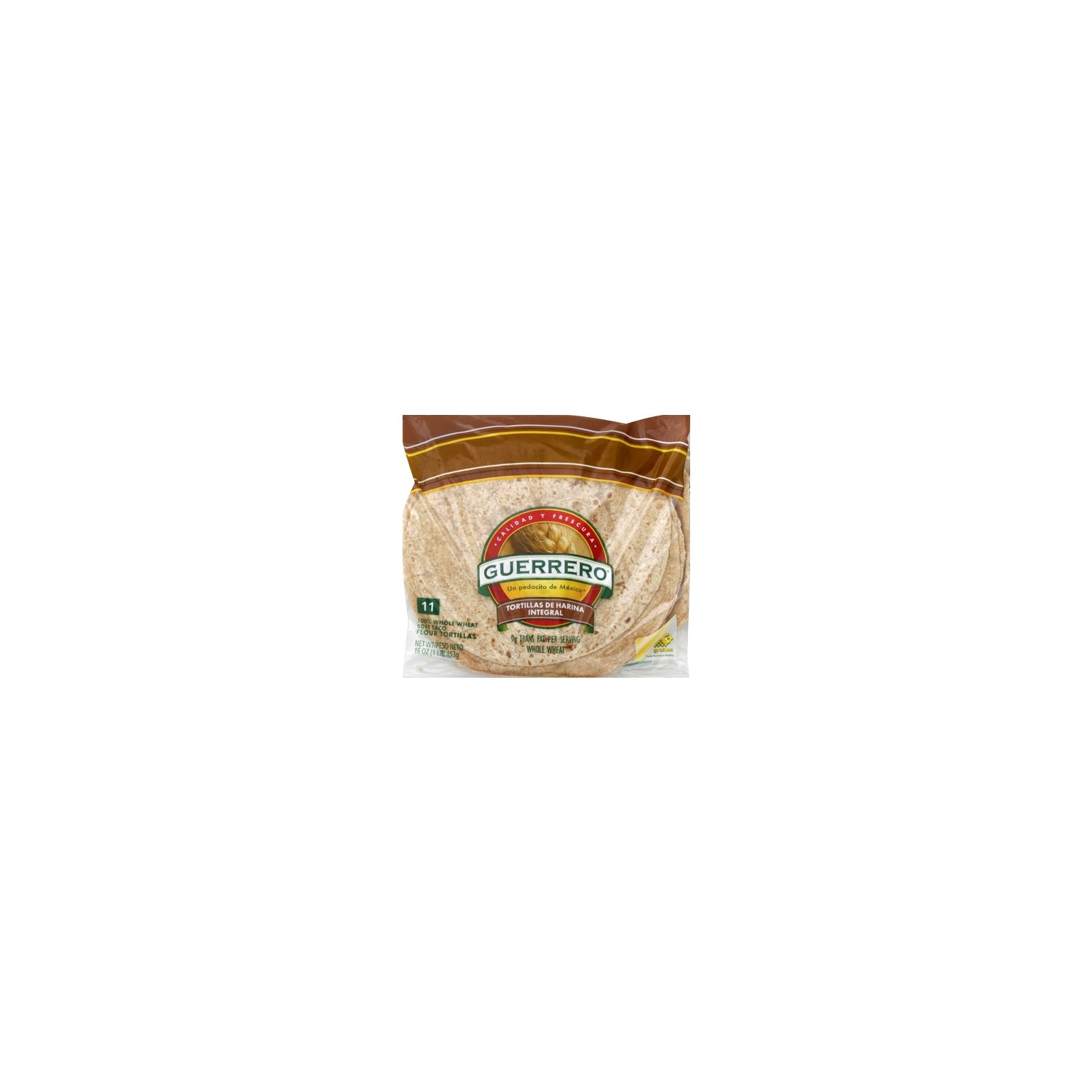 Guerrero Whole Wheat Soft Taco Flour Tortillas 11 ct - Smart & Final