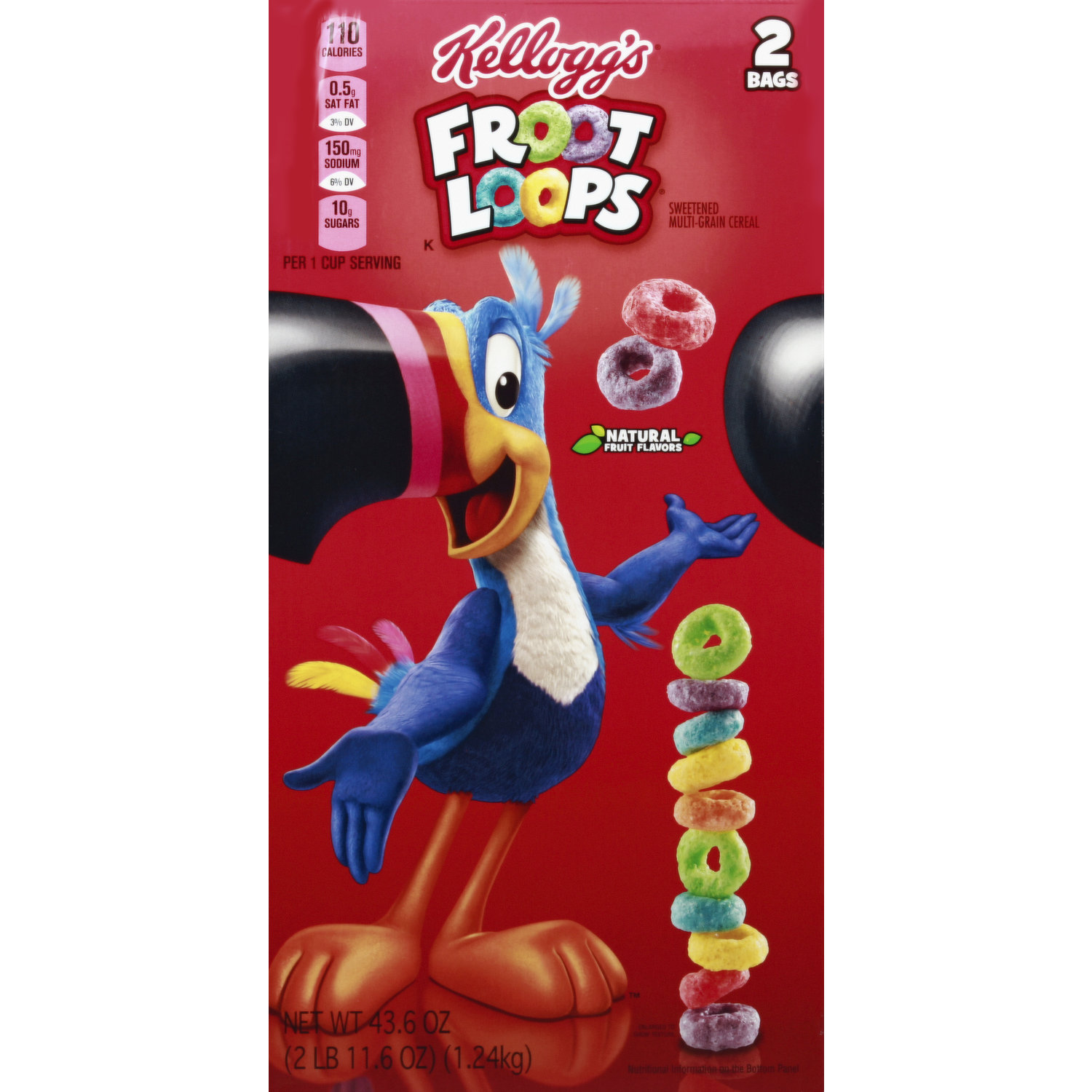 Kellogg's® Froot Loops Original Cereal, 43.6 oz - Foods Co.