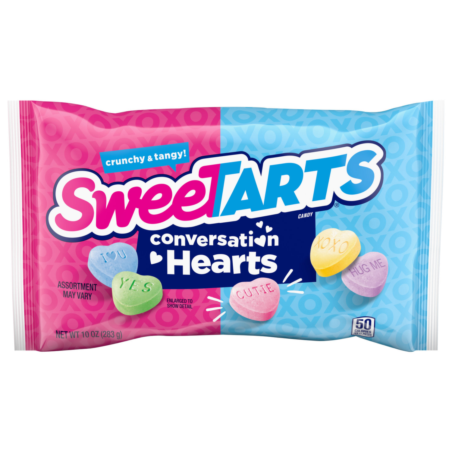 Candy Tangy Conversation Hearts – Half Nuts