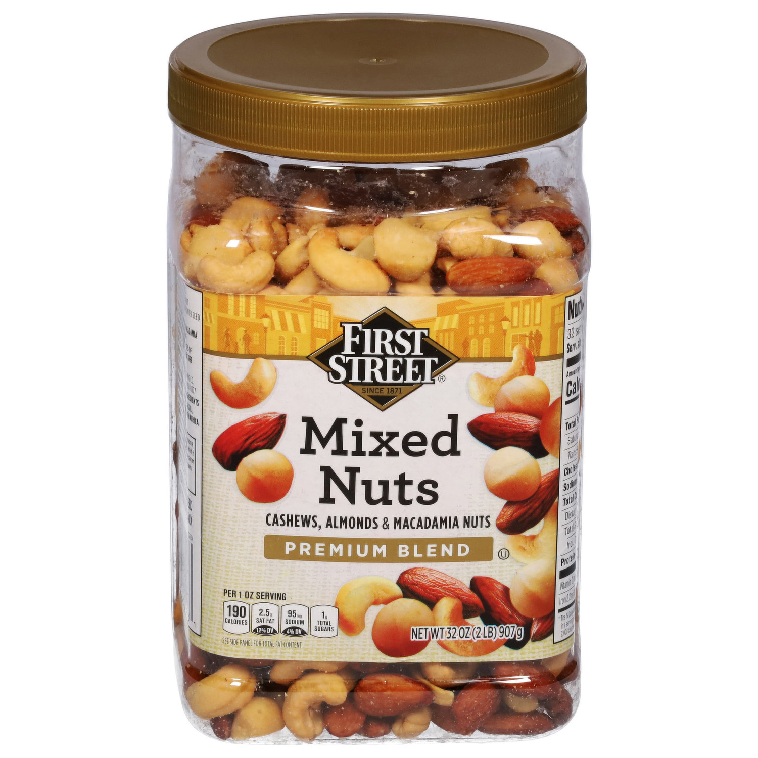 Bulk Case 12 - 20 oz. Tins Deluxe Nut Mix | Whitley's Peanut Factory