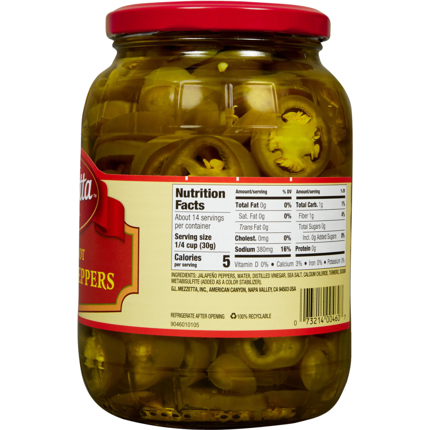 Mezzetta Jalapeno Peppers, Hot, Sliced - Smart & Final