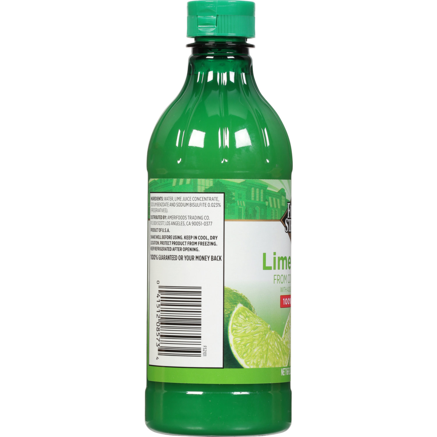 First Street 100% Juice, Lime - Smart & Final
