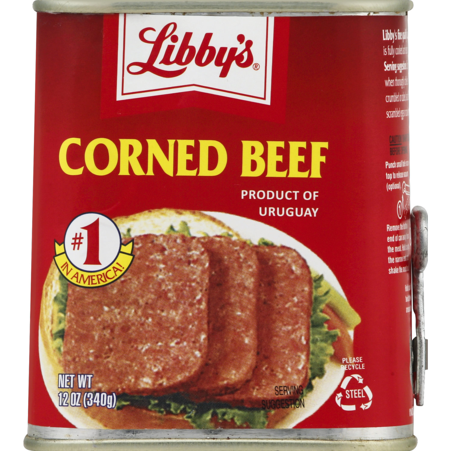 Libby's Corned Beef, Canned, 12 Oz, 1 Count