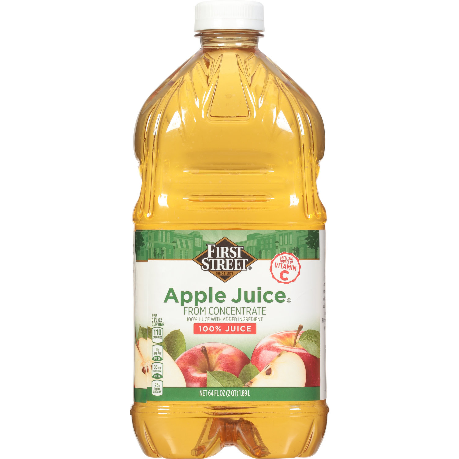 First Street 100% Juice, Apple - Smart & Final