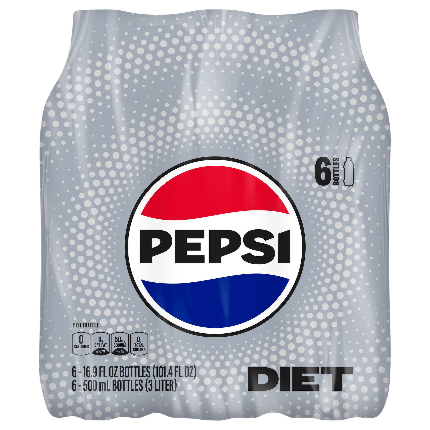  Pepsi Zero Calorie Variety Pack With Diet Pepsi/Diet