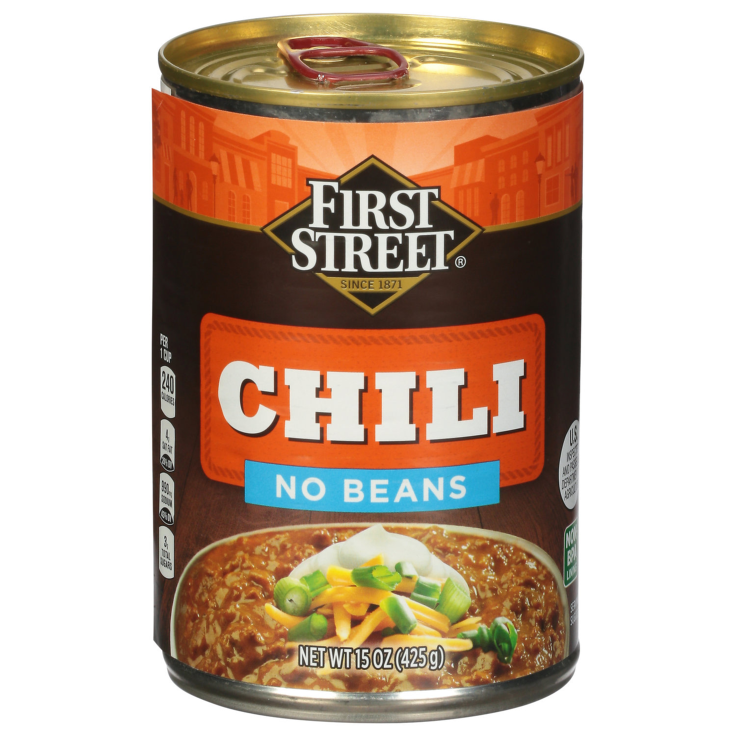 First Street Chili, No Beans - Smart & Final