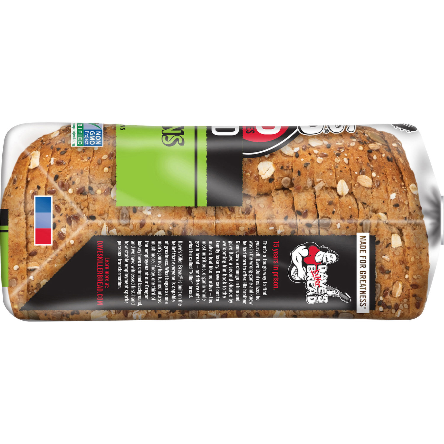 Dave's Killer Bread Bread, Organic, 21 Whole Grains and Seeds 