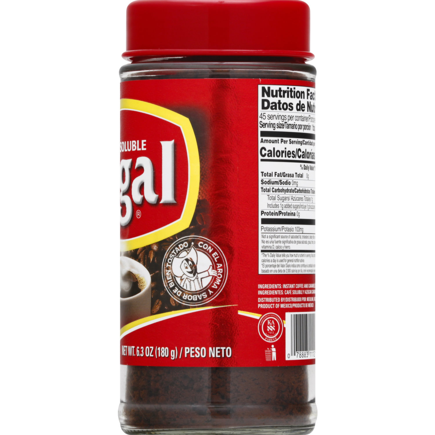 Legal Cafe Soluble Instant Coffee 6.3 oz