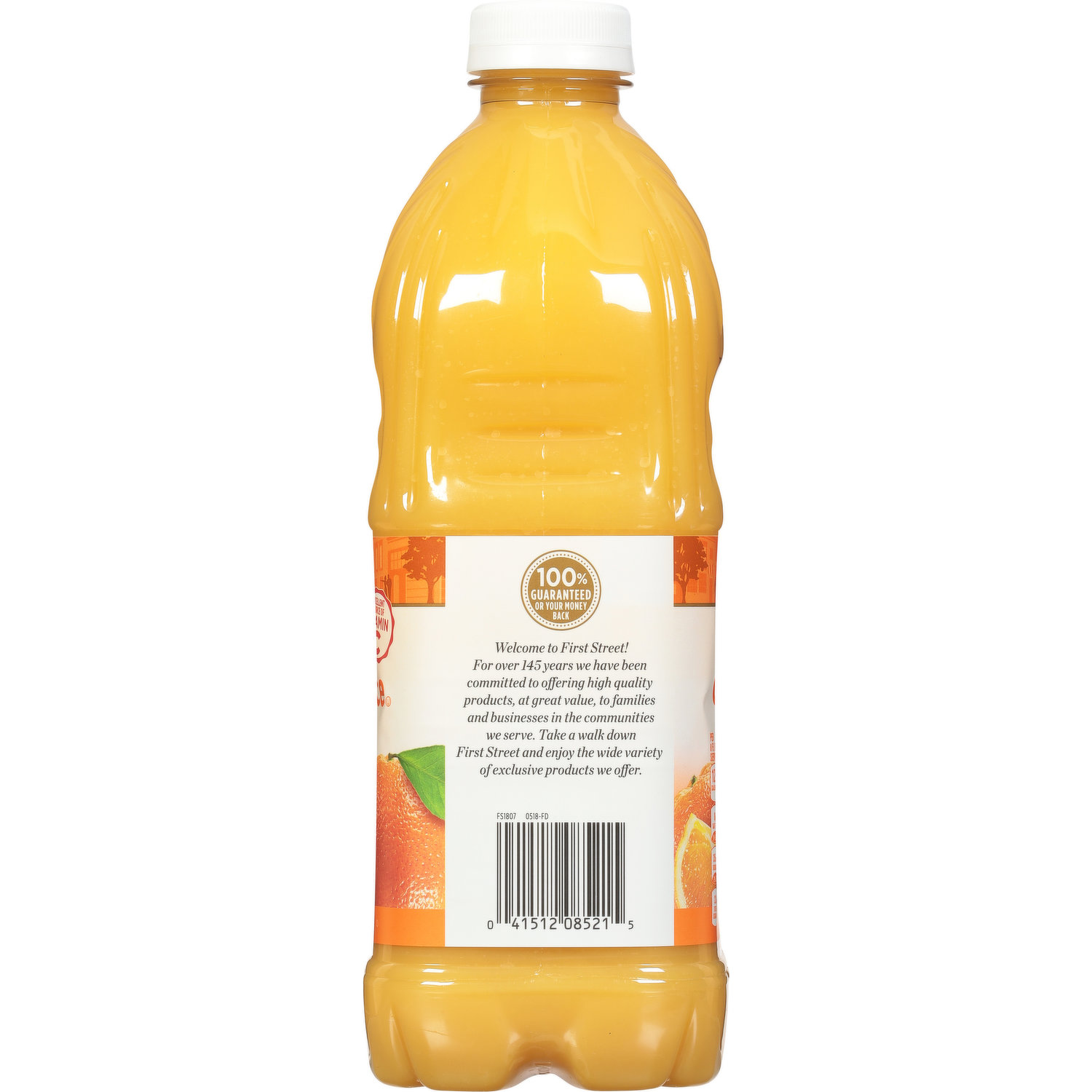 First Street 100% Juice, Orange - Smart & Final