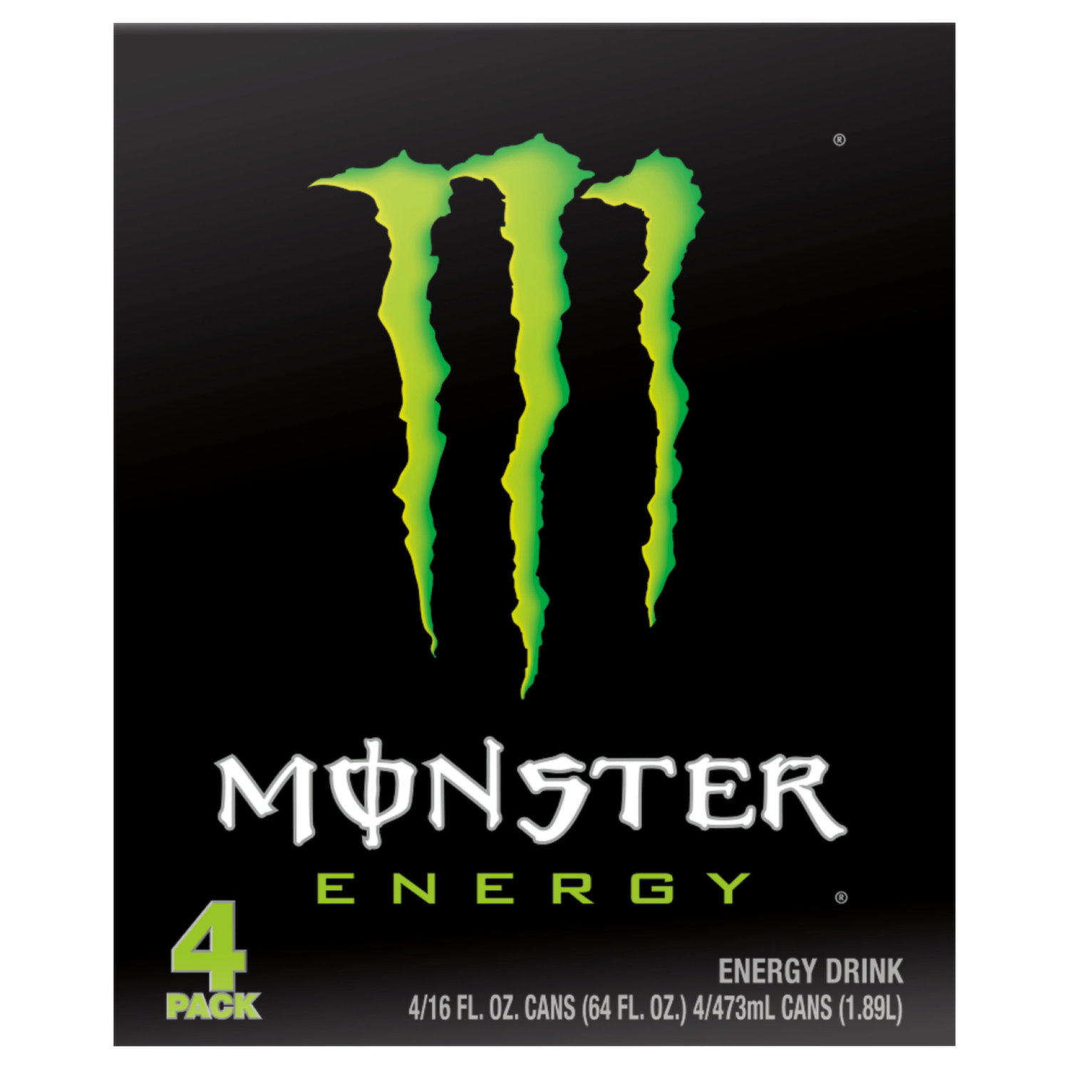 Monster Energy Zero Ultra Energy Drink Without Sugar - No Alcohol, 473 ml /  16 oz fl (pack