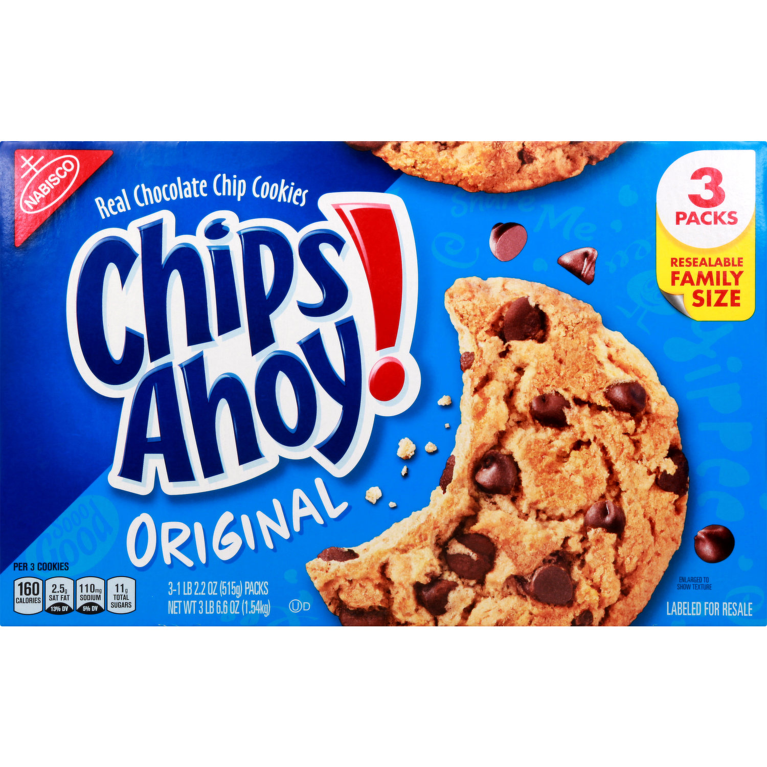 Nabisco Chips Ahoy Chunky Choco Chips 515G