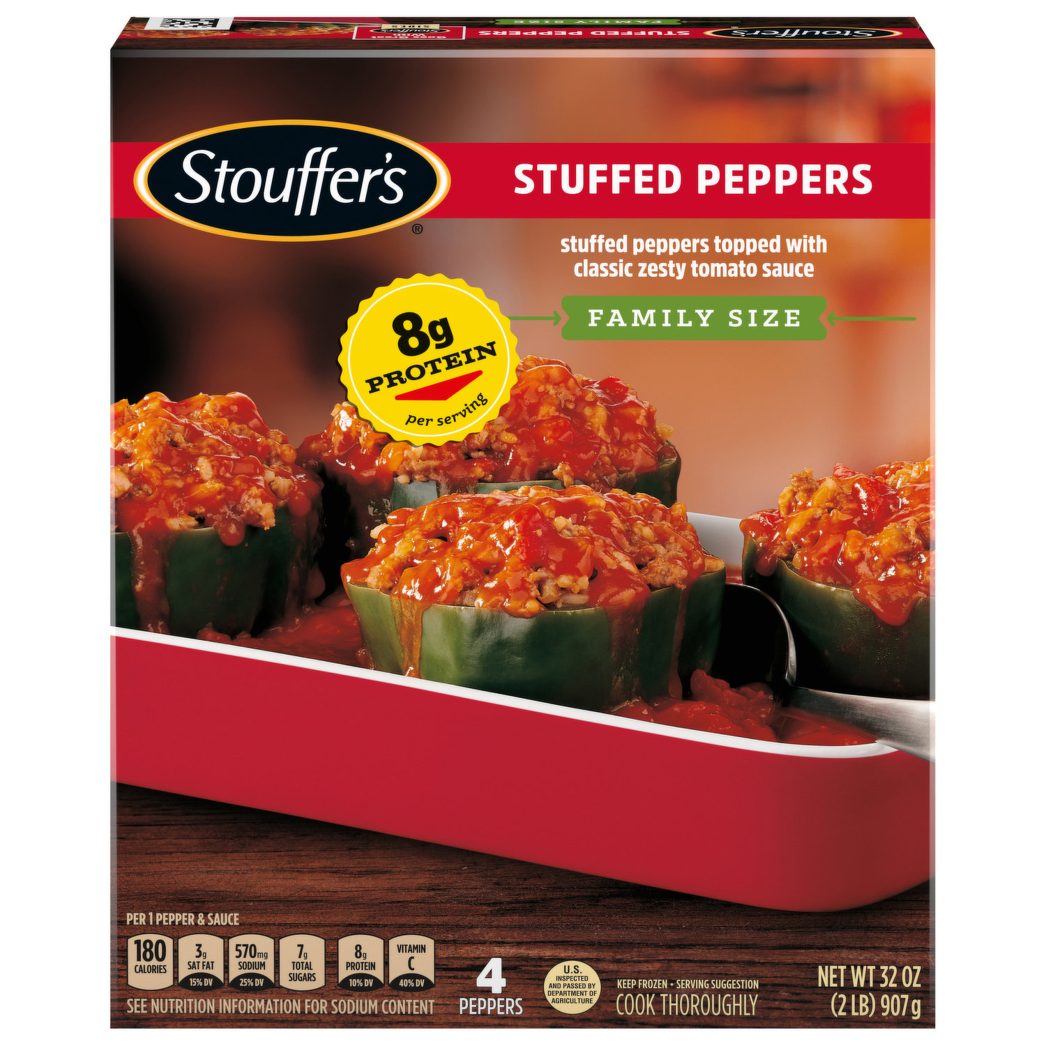 Stouffer's Stuffed Peppers, Family Size - Smart & Final