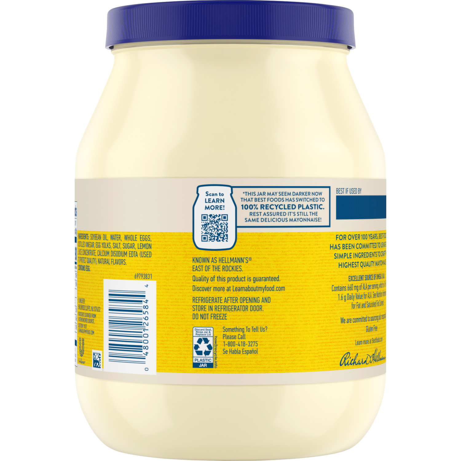 Best Foods, Real Mayonnaise - SmartLabel™