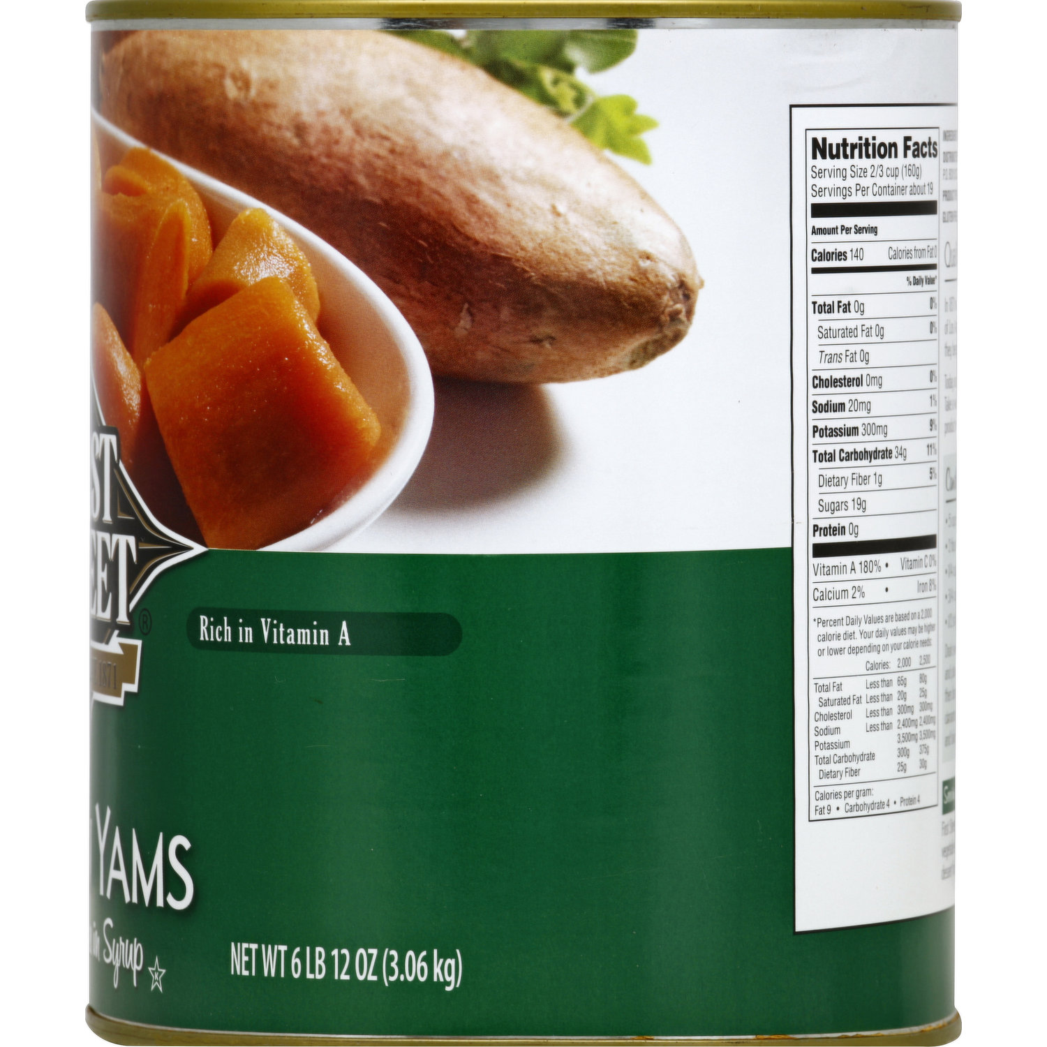 First Street Golden Yams, Sweet Potatoes in Syrup, Cut - Smart & Final