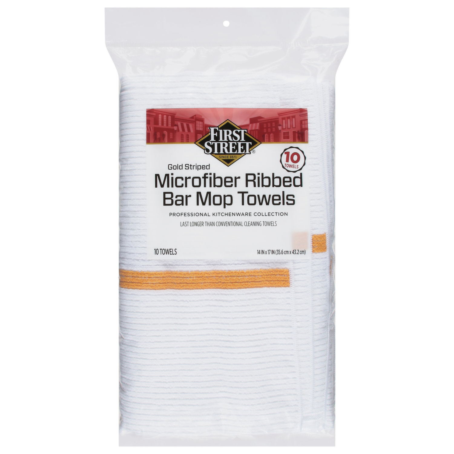 14 x 14 Microfibre Cloth - Heavyweight And Extra Polyamide Fibres, Pkg of  10