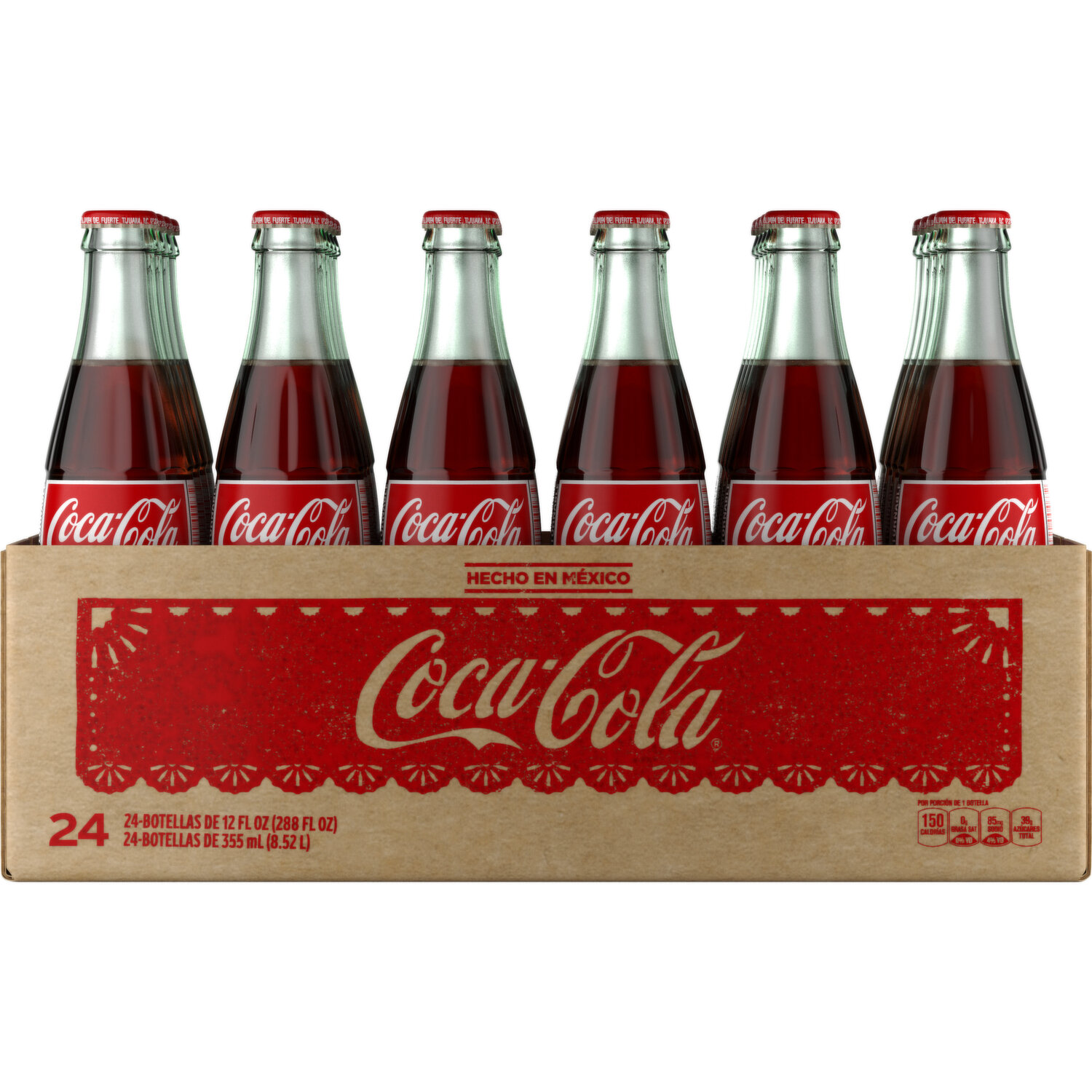 Coca-Cola Mexican Coke Soda Soft Drink, Cane Sugar - Smart