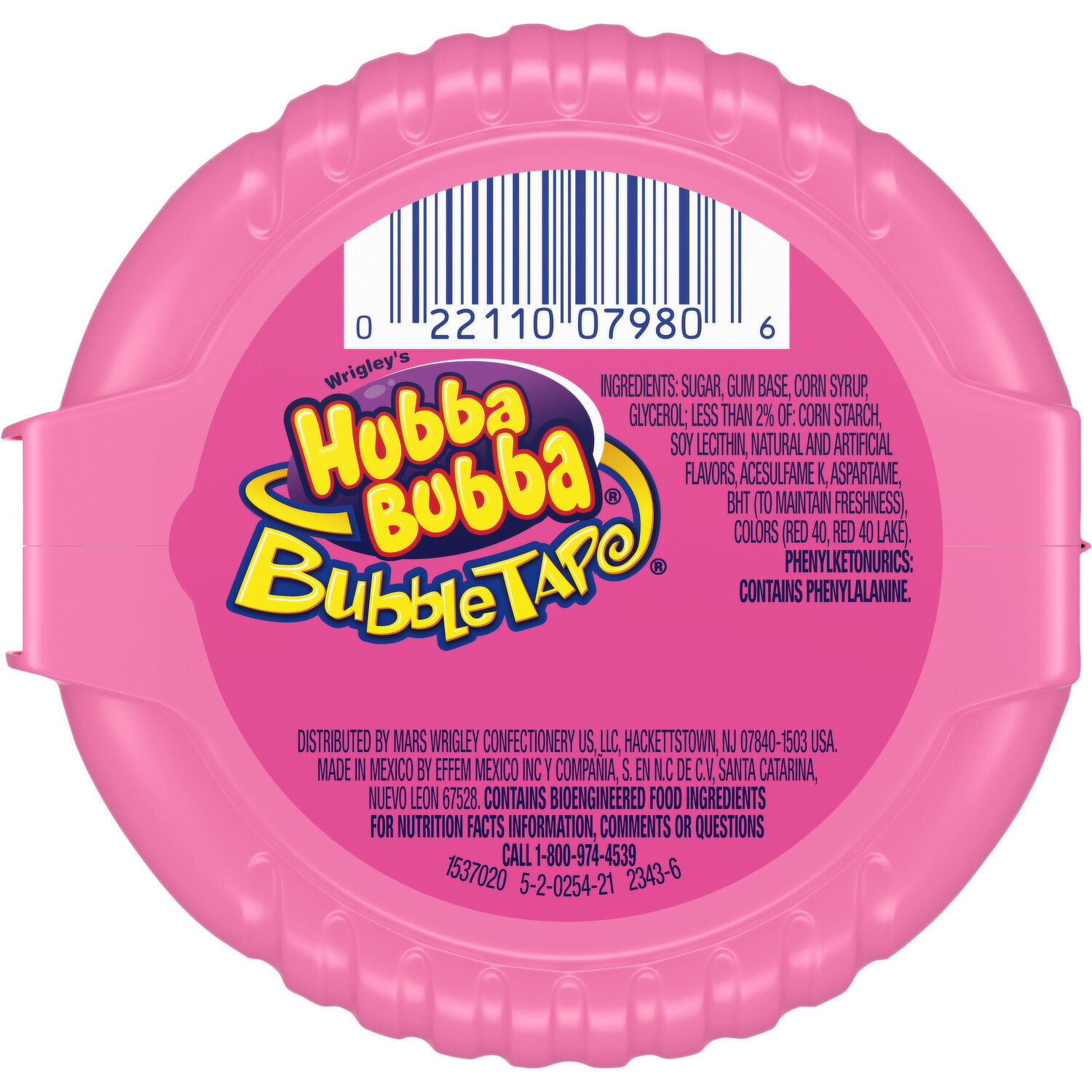 Hubba Bubba Bubble Tape Awesome Original 6 Feet Bubble Gum