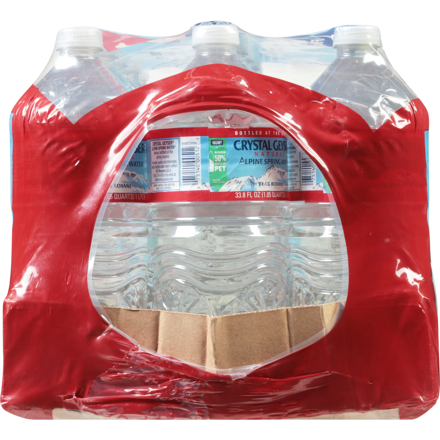 Crystal Geyser Alpine Spring Water, 1 Gallon Plastic Jug 