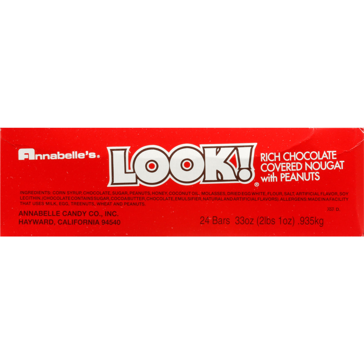 Annabelle's Look! Candy Bars: 24-Piece Box