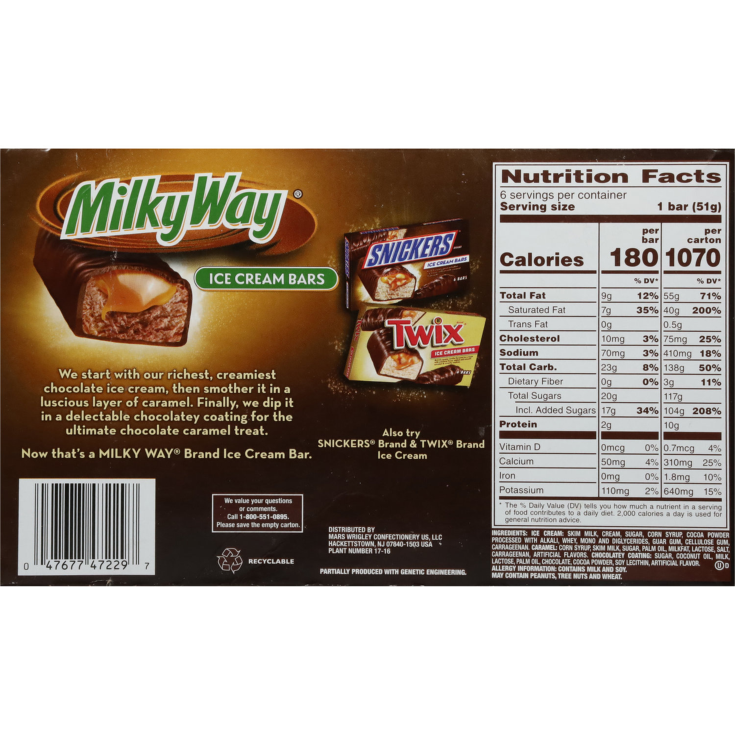 Milky Way Ice Cream Bars - Smart & Final