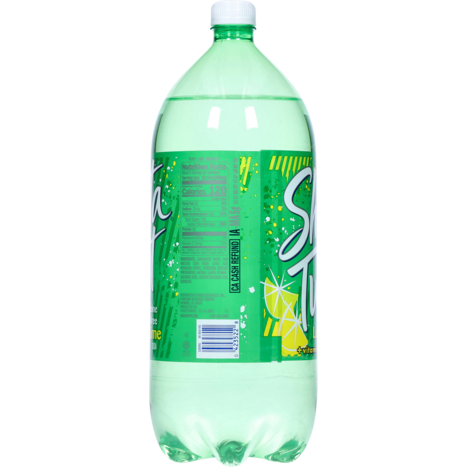 Shasta Soda, Caffeine Free, + Vitamin C, Lemon Lime - Smart & Final