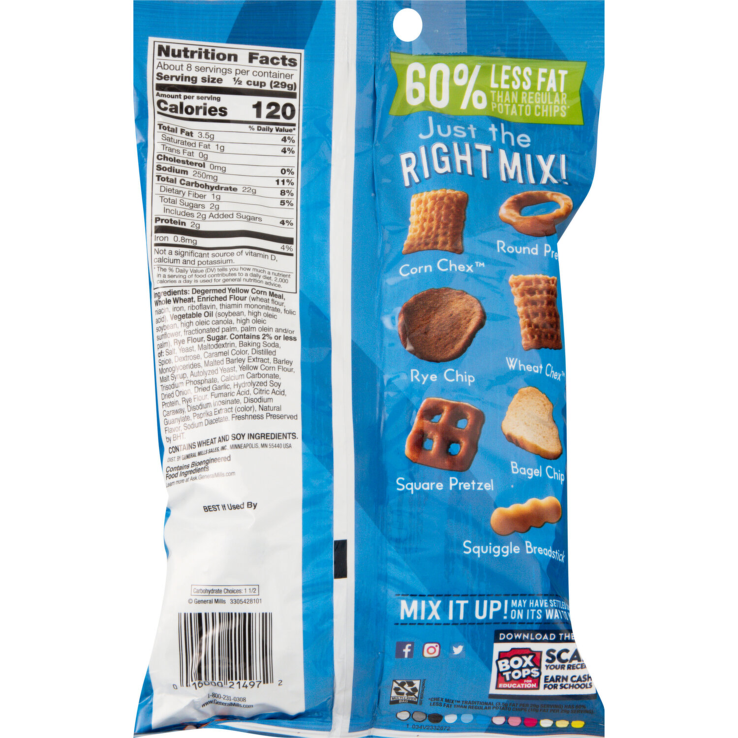 Chex Mix Snack Mix, Traditional - Smart & Final