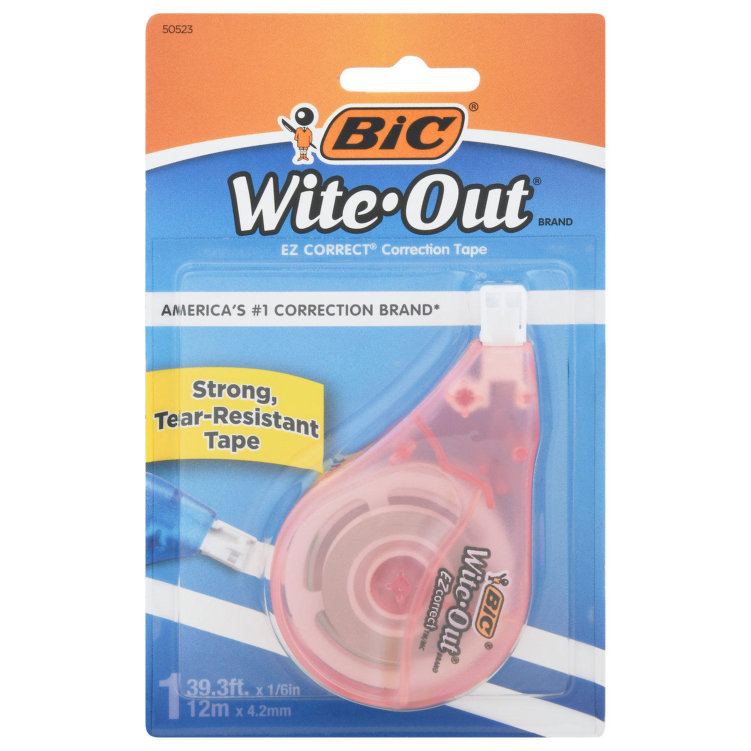 BIC Wite-Out Brand EZ Correct Correction Tape, White, 6 Count (Colors – My  Kosher Cart