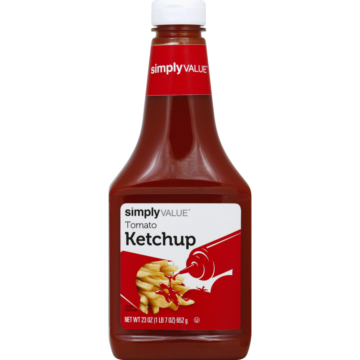 SQUEEZE BOTTLE 12 OZ KETCHUP - Big Plate Restaurant Supply