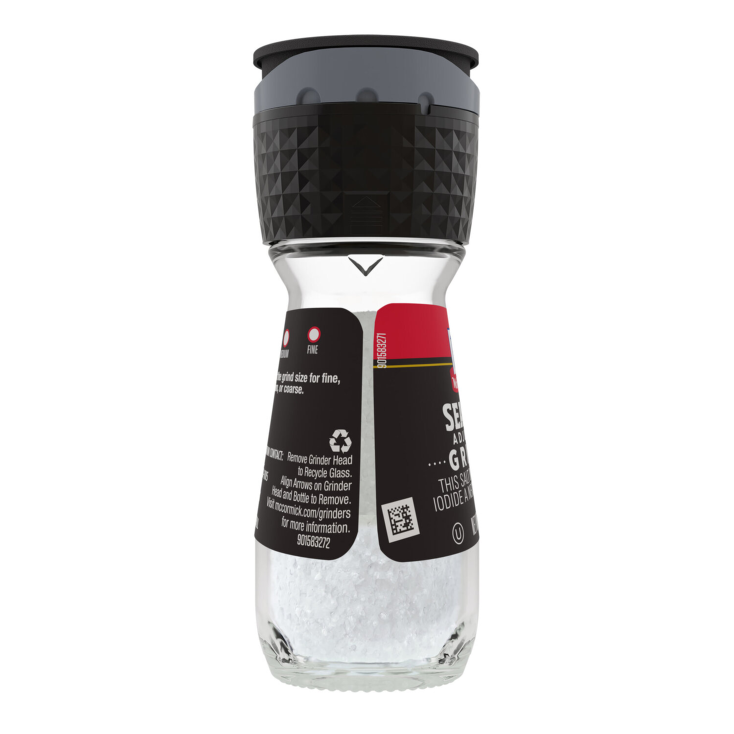 KAMENSTEIN One-Handed 2-in-a-1 Dual Salt and Pepper Grinder