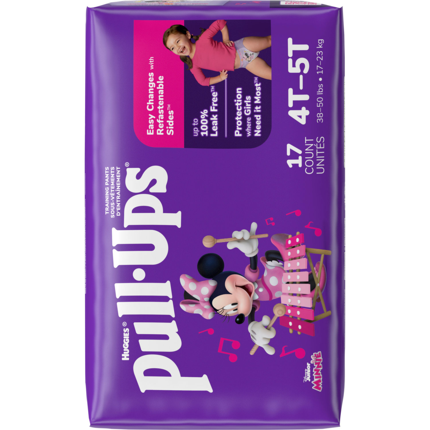 Pull-Ups Training Pants, Disney Junior Minnie, 4T-5T (38-50 lbs