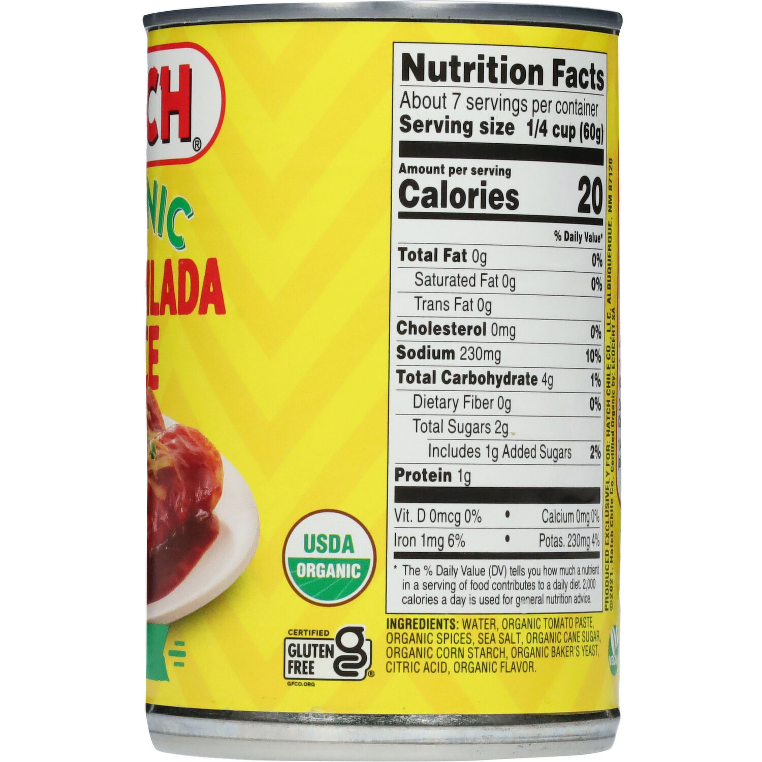 Hatch Organic Mild Red Enchilada Sauce - Smart & Final