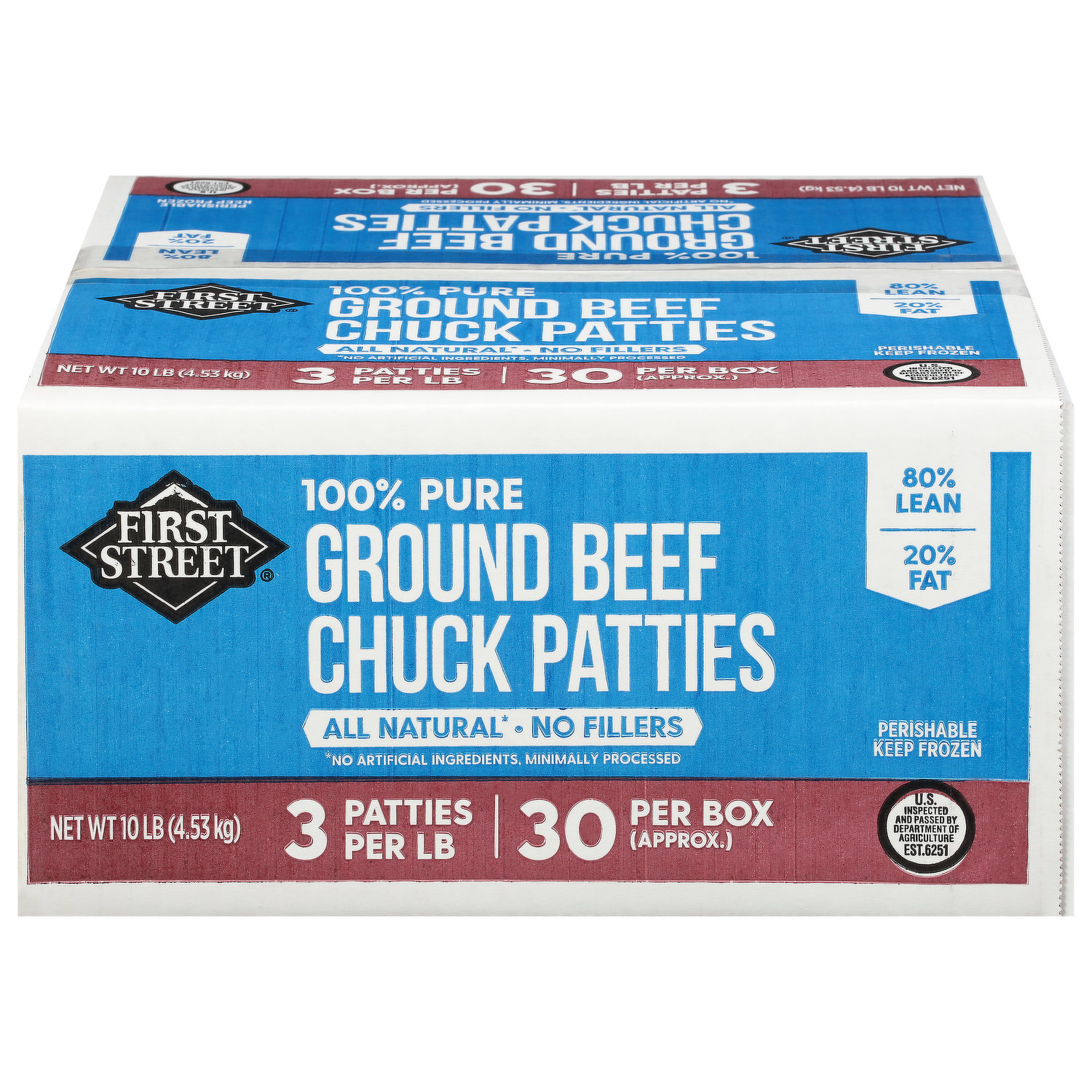 Hamburger Patties (16oz) 4pk - Farmstead Boxes Direct