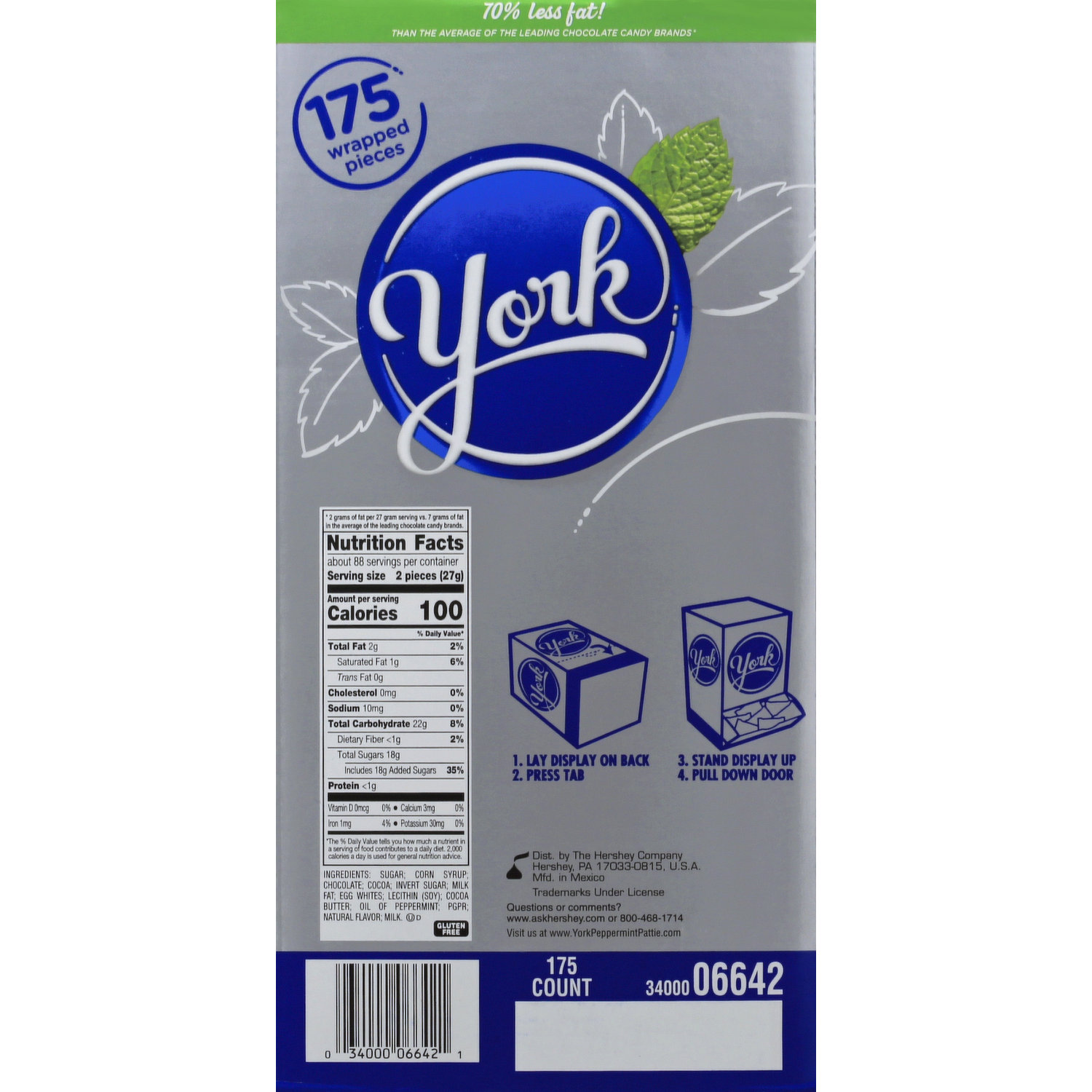 York Peppermint Patties - 36 ct., image size:1500x1500