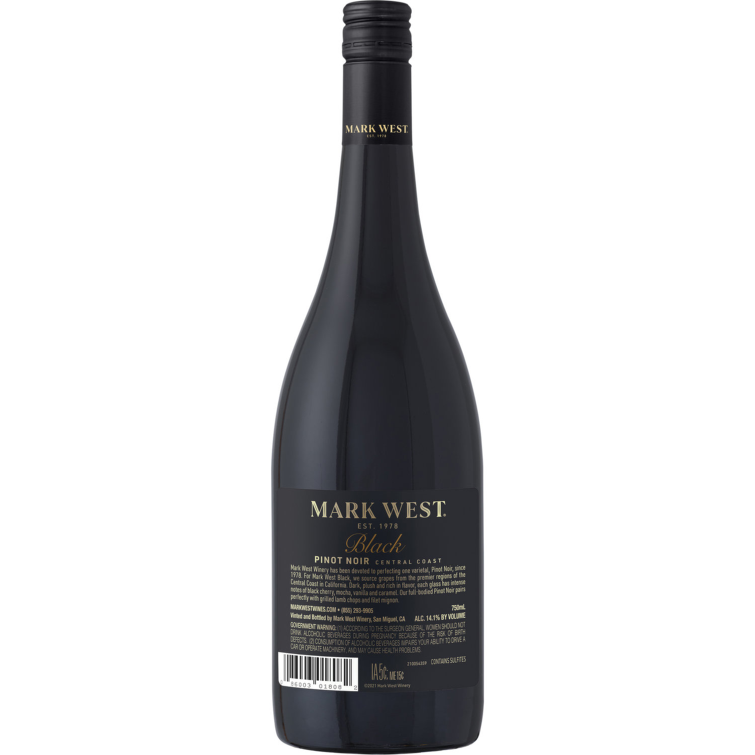 Mark West Pinot Noir, Black, Monterey County - Smart & Final