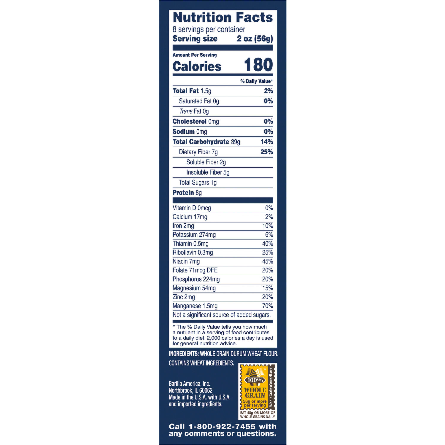 Barilla Whole Grain Penne Pasta - Smart & Final