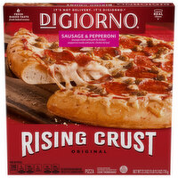 DiGiorno Pizza, Sausage & Pepperoni, Rising Crust, Original, 1 Each