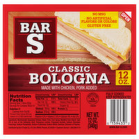 Bar S Classic Bologna, 12 Ounce