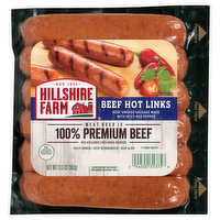 Hillshire Farm Hillshire Farm Hot Beef Smoked Sausage Links, 6 Count, 13.5 Ounce