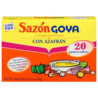 Sazon Goya Seasoning, Econo Pak, 20 Each