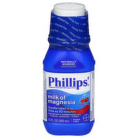 Phillips' Laxative, Saline, Milk of Magnesia, Wild Cherry, 12 Fluid ounce