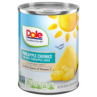 Dole Pineapple Chunks, 20 Ounce