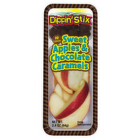 Dippin' Stix Sweet Apples & Chocolate Caramels, 2.4 Ounce