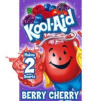 Kool-Aid Unsweetened Berry Cherry Artificially Flavored Powdered Soft Drink Mix, 0.17 Ounce