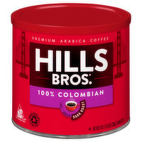 Hills Bros. Coffee, Ground, Dark Roast, 100% Colombian, 24 Ounce