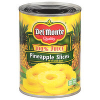 Del Monte Pineapple Slices, in Its Own Juice, 100% Juice, 20 Ounce