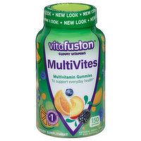 Vitafusion MultiVites, Natural Berry, Peach and Orange Flavor, Gummies, 150 Each