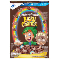 Lucky Charms Cereal, Chocolatey Chocolate Flavored, 10.6 Ounce