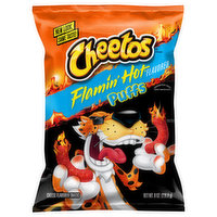 Cheetos Cheese Flavored Snacks, Flamin' Hot Flavored, Puffs, 8 Ounce