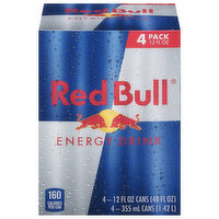 Red Bull Energy Drink, 4 Pack, 4 Each