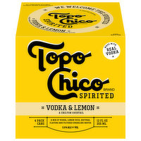 Topo Chico Cocktail, Vodka & Lemon, 4 Each